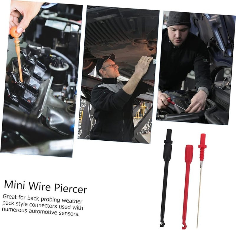 Assorted Color Multimeter Test Probe Wire 18 8X1 5CM Insulated Steel Gold Plated Copper Automotive - Image 4